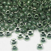 Материалы для творчества handmade. Livemaster - original item Czech beads 10/0 Green procras 10 g 38359 Preciosa. Handmade.