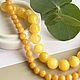 Нефрит желтый 6мм 10мм бусины шар. Бусины. Anis shop наборы камни фурнитура. Ярмарка Мастеров.  Фото №6