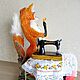 Заказать Авторская кукла "Лиса-рукодельница"". Калинкина Олеся  авторская кукла. Ярмарка Мастеров. . Куклы и пупсы Фото №3