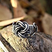 Украшения handmade. Livemaster - original item Silver Knot Ring. Handmade.