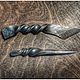 Шило ручной ковки "Спираль времени". Инструменты для работы с кожей. Tools & Toys | Прессы для кожи.. Ярмарка Мастеров.  Фото №4