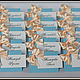 Place cards 'Smile' with a large bow. Card. Nadezhda (Nk2907). My Livemaster. Фото №4