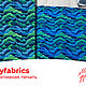 Ткань Футер 3-х ниточный с принтом Абстрактное полотно. Ткани. Ткани Myfabrics | Реактивная печать. Ярмарка Мастеров.  Фото №4