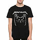 Cotton T-shirt 'Meowtallica', T-shirts and undershirts for men, Moscow,  Фото №1