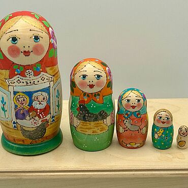 Русский стиль ручной работы. Ярмарка Мастеров - ручная работа Сказка Курочка Ряба. Handmade.