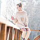 Knit sweater dress white sweater ivory dress cream cable sweater women. Sweaters. SvetlanaRogal. Online shopping on My Livemaster.  Фото №2