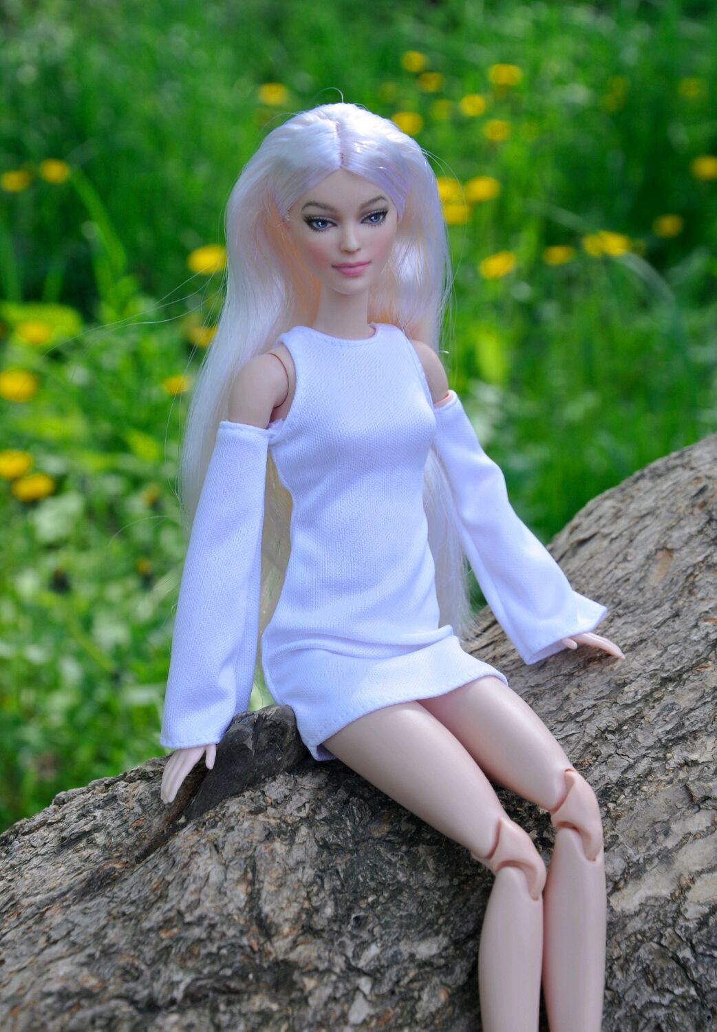 Кукла типа Барби с волшебной палочкой DEFA 8395-BF на шарнирах (Голубой)