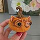 Интерьерная игрушка Кото-тыква. Прикольные подарки. Натали Лепка . Милые вещицы.. Ярмарка Мастеров.  Фото №4