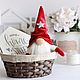  Гном. Новогодние сувениры. Mari_Crafts. Ярмарка Мастеров.  Фото №4