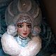 Ватная игрушка Снегурочка  Девица -метелица. Дед Мороз и Снегурочка. DIY-Christmas toys. Интернет-магазин Ярмарка Мастеров.  Фото №2