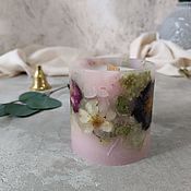 Сувениры и подарки handmade. Livemaster - original item candles: Candle of roses with fragrance. Handmade.