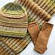 Митенки вязаные женские песочного цвета. Митенки. Hat&Scarf (вязаные аксессуары). Ярмарка Мастеров.  Фото №6