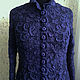Schemes for knitting: Jacket 'Night flowers' silk. Knitting patterns. 'Irish lace'  Elena. My Livemaster. Фото №4