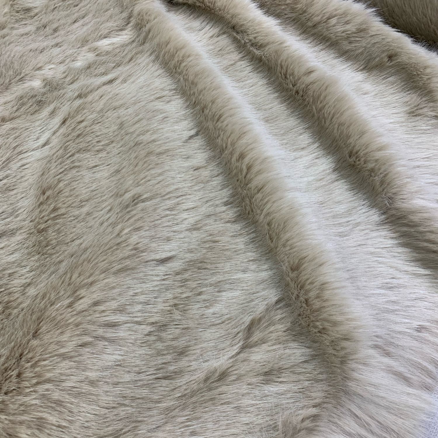 Мех: Экомех, бежевый цвет, искусственный мех, Италия, Stella McCartney ...