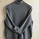 Свитер oversize из кашемира и мериноса. Джемперы. Cashmere & Wool / Машинное вязание. Интернет-магазин Ярмарка Мастеров.  Фото №2