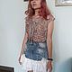 Офисная блузка "Нежность". Блузки. Dress2Impress (elenarhamore). Ярмарка Мастеров.  Фото №6