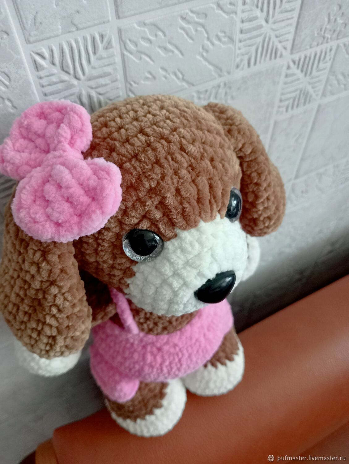 Плюшевая собачка купить в интернет-магазине Ярмарка Мастеров по цене ...