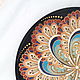 Plate decorative. Mandala in glass, 'the Energy of life'. Esoteric Mandala. volkovahelga. My Livemaster. Фото №4