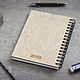 Order Let's Go Travel Wooden Notebook. 3 ideas. Livemaster. . Notebooks Фото №3