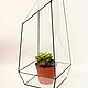 The Floriana. Geometric vase for Floriana. The Floriana for plants. Florariums. Glass Flowers. My Livemaster. Фото №5