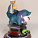 Фигурка Джефф акула Jeff the Land Shark marvel. Статуэтка. Антонина (happyfingers). Ярмарка Мастеров.  Фото №9