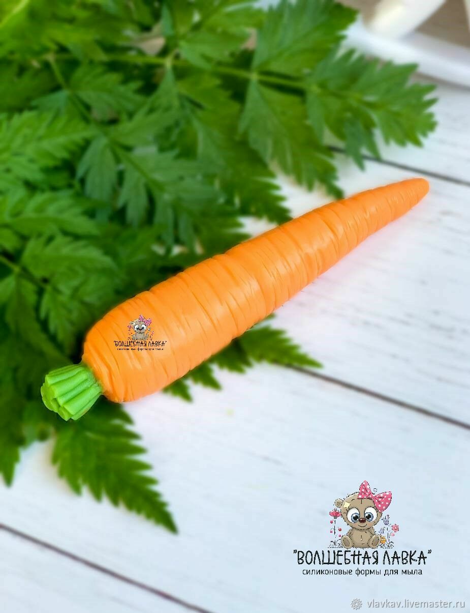 Силиконовая форма морковка