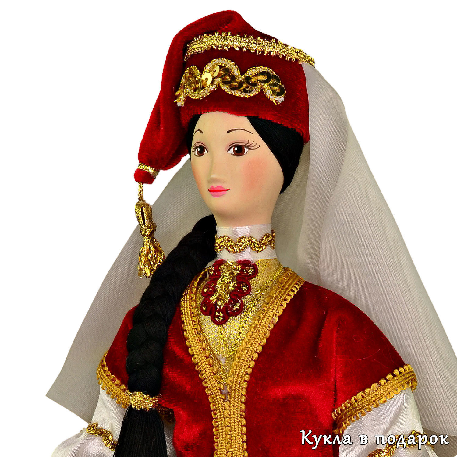 Кукла татарин в национальном костюме