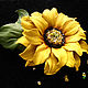 The colors of the skin.Decoration brooch pin YELLOW SUNFLOWER INA. Brooches. Irina Vladi. My Livemaster. Фото №5