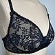 Кружевной бюстгальтер с мягкой чашкой 75А. Бюстгальтеры. LiBET lingerie. Интернет-магазин Ярмарка Мастеров.  Фото №2