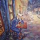 Painting Night Terrace Cafe: Van Gogh date Arles street blue. Pictures. Netta Plans. Online shopping on My Livemaster.  Фото №2