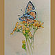 Picture of Butterfly on flower. Pictures. tinaryART (tinaryART). Online shopping on My Livemaster.  Фото №2
