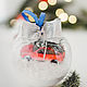 New Year's ball 'Winter Fairy tale' with a car. Christmas decorations. Gracilis (Workshop Elena Sugar). Online shopping on My Livemaster.  Фото №2