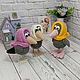 Ворона в платочке, Амигуруми куклы и игрушки, Новосибирск,  Фото №1