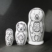 Куклы и игрушки handmade. Livemaster - original item Educational Toy Arctic animals wooden toy home decor. Handmade.