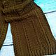 Bufanda de los hombres 'Praga' 100% lana italiana. Scarves. Ulitka-scarf. Ярмарка Мастеров.  Фото №5
