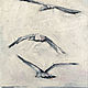 Картина с чайками, морской пейзаж, картина с птицами. Картины. Мария Роева  Картины маслом (MyFoxyArt). Интернет-магазин Ярмарка Мастеров.  Фото №2