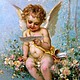 Принт. Ангел в цветах, Схемы для вышивки, Севастополь,  Фото №1
