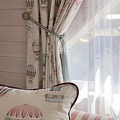 Для дома и интерьера handmade. Livemaster - original item Curtains in the nursery 
