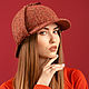 Кепка ШЕРЛОК ХОЛМС с двумя козырьками Шляпа Deerstalker женская З23-20. Кепки. MoroshkaHats Головные уборы. Интернет-магазин Ярмарка Мастеров.  Фото №2