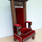 Куклы и игрушки handmade. Livemaster - original item Furniture for dolls: The Duke`s Chair. Handmade.