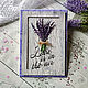 !Sold! Handmade postcard, PROVENCE style. Lavender. Cards. svetafka-handmade. Online shopping on My Livemaster.  Фото №2