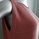 Топ "Сангрия" 100% шелк. Топы. Вера / Kirshvery_knit (kirshvery) (kirshvery). Ярмарка Мастеров.  Фото №6