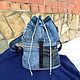 Jeans backpack for Collins II. Backpacks. bRucksack. Online shopping on My Livemaster.  Фото №2