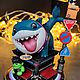 Фигурка Джефф акула Jeff the Land Shark marvel. Статуэтка. Антонина (happyfingers). Ярмарка Мастеров.  Фото №13