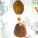 Jewelry sets: Pendant of yellow-orange wavy agate. Jewelry Sets. AfricaForever. Online shopping on My Livemaster.  Фото №2