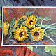 Oil painting 'Sunflowers'. Pictures. Fine Art for Joy. Online shopping on My Livemaster.  Фото №2