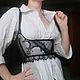Black lace corset under the breast, Corsets, Moscow,  Фото №1