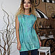 Tunic 'Blue dreams', Blouses, Magnitogorsk,  Фото №1