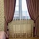  Шторы бархатные в спальню "Виолетта". Шторы. PROFIDecor - ШТОРЫ С ДУШОЙ!. Интернет-магазин Ярмарка Мастеров.  Фото №2