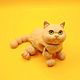  Кот британец подвижная 3D игрушка, Игрушки, Балахна,  Фото №1